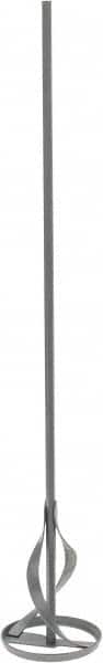 Premier Paint Roller - Metal Chrome Power Mixer - 30 Inch Long x 1/2 Inch Shank Diameter, Compatible with 5 to 10 Gallon Containers - Benchmark Tooling