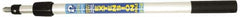 Premier Paint Roller - 4 to 8' Long Paint Roller Extension Pole - Stainless Steel - Benchmark Tooling