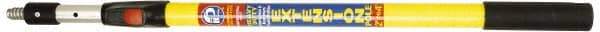 Premier Paint Roller - 4 to 8' Long Paint Roller Extension Pole - Stainless Steel & Fiberglass - Benchmark Tooling