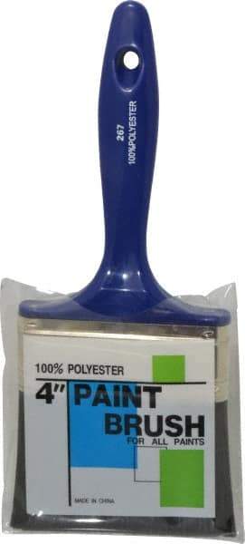 Premier Paint Roller - 4" Synthetic Wall Brush - 2-3/4" Bristle Length, 6-3/4" Plastic Handle - Benchmark Tooling