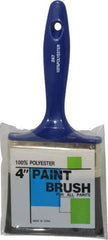 Premier Paint Roller - 4" Synthetic Wall Brush - 2-3/4" Bristle Length, 6-3/4" Plastic Handle - Benchmark Tooling