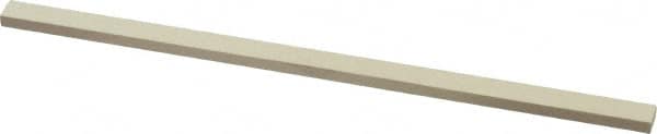 Made in USA - 800 Grit Aluminum Oxide Rectangular Polishing Stone - Super Fine Grade, 1/4" Wide x 6" Long x 1/8" Thick - Benchmark Tooling