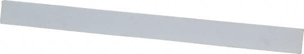 Made in USA - 600 Grit Aluminum Oxide Rectangular Polishing Stone - Super Fine Grade, 1/2" Wide x 6" Long x 1/4" Thick - Benchmark Tooling