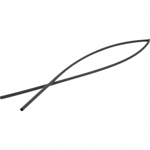 Value Collection - 48" Long Heat Shrink Electrical Tubing - Black - Benchmark Tooling