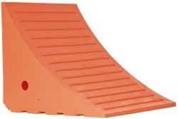 Value Collection - 14-1/2" Wide x 14-1/2" High x 17" Deep, Urethane Wheel Chock - Type I - Benchmark Tooling