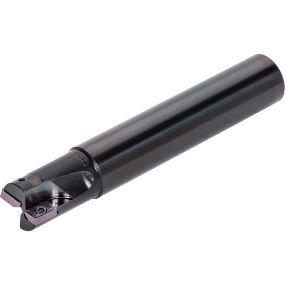 Indexable Square-Shoulder End Mill: EVX16032RLA, 32.0000'' Shank Dia, Straight Shank Uses 2, Normal Pressure, 255.00 mm OAL