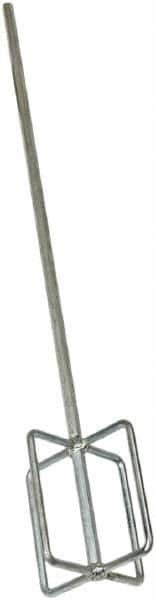 SEYMOUR-MIDWEST - Metal High Viscosity Mixing Paddle - 26" Long x 5" Wide, Compatible with 5 Gal Containers - Benchmark Tooling