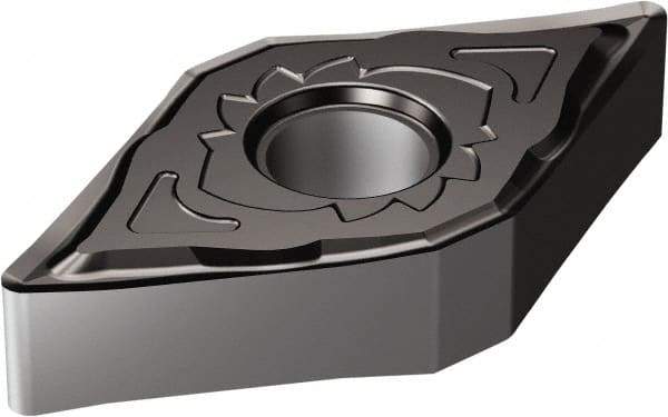 Sandvik Coromant - DNGG431 SGF Grade 1105 Carbide Turning Insert - TiAlN Finish, 55° Diamond, 1/2" Inscr Circle, 3/16" Thick, 1/64" Corner Radius - Benchmark Tooling