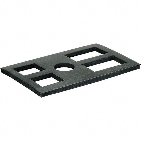 Dynabrade - 1/4" Thick, Polymer, Machinery Leveling Pad & Mat - 15,000 Lb Max Load - Benchmark Tooling
