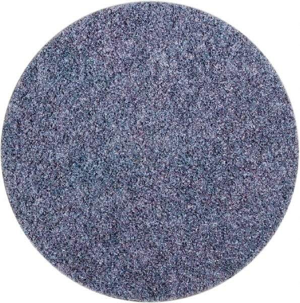 3M - 3" Disc Diam, Ceramic Quick Change Disc - Type S Attaching System, Nonwoven, Blue, Coarse Grade, 18,000 RPM - Benchmark Tooling