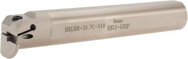 Iscar - HELII, Internal, Right Hand, 0.393" Max Depth of Cut, 0.197" Min Groove Width, Indexable Grooving Tool Holder - 1-1/4" Shank Width, 8" OAL, Through Coolant - Benchmark Tooling