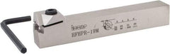 Iscar - HFHP, Internal or External, Right Hand, 0.197" Max Depth of Cut, 0.118 to 0.236" Groove Width, Indexable Grooving Tool Holder - HFPR Insert Compatibility, 3/4" Shank Height, 3/4" Shank Width, 5" OAL - Benchmark Tooling