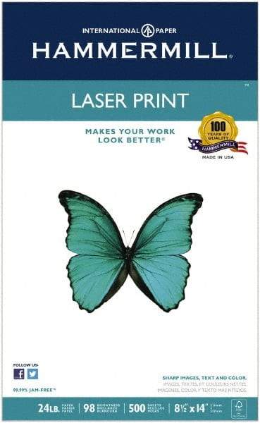 Hammermill - 8-1/2" x 14" White Copy Paper - Use with Laser Printers, Copiers - Benchmark Tooling
