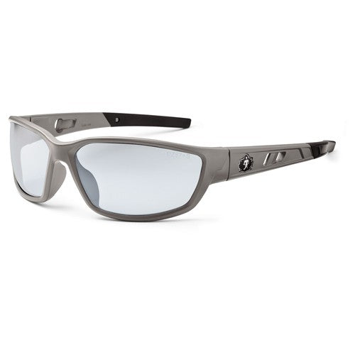 Kvasir In/Outdoor Lens Matte Gray Safety Glasses - Benchmark Tooling
