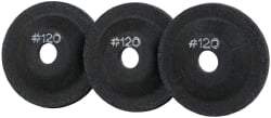 PRO-SOURCE - 120 Grit, 2" Wheel Diam, 5/32" Wheel Thickness, 3/8" Arbor Hole, Depressed Center Wheel - Aluminum Oxide - Benchmark Tooling