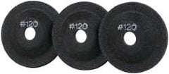 PRO-SOURCE - 120 Grit, 2" Wheel Diam, 5/32" Wheel Thickness, 3/8" Arbor Hole, Depressed Center Wheel - Aluminum Oxide - Benchmark Tooling