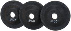 PRO-SOURCE - 60 Grit, 2" Wheel Diam, 5/32" Wheel Thickness, 3/8" Arbor Hole, Depressed Center Wheel - Aluminum Oxide - Benchmark Tooling