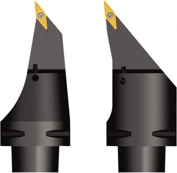 Seco - Left Hand Cut, Size C6, VB.T 33 & VCGR 33 Insert Compatiblity, External Modular Turning & Profiling Cutting Unit Head - 130.05mm Head Length, Series Seco-Capto - Benchmark Tooling