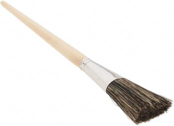 Osborn - Hoghair Artist's Paint Brush - 1 1/2" Wide, 2 3/8" Bristle Length, 9-3/4" Wood Handle - Benchmark Tooling