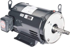 US Motors - 2 hp, ODP Enclosure, No Thermal Protection, 3,500 RPM, 208-230/460 Volt, 60 Hz, Three Phase Energy Efficient Motor - Size 145 Frame, Rigid Mount, 1 Speed, Ball Bearings, 5.6-5.1/2.5 Full Load Amps, F Class Insulation, CCW Lead End - Benchmark Tooling