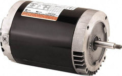 US Motors - 1.5 hp, ODP Enclosure, No Thermal Protection, 3,520 RPM, 208-230/460 Volt, 60 Hz, Three Phase Standard Efficient Motor - Size 56 Frame, C-Face Mount, 1 Speed, Ball Bearings, 5-5/2.5 Full Load Amps, F Class Insulation, CCW Lead End - Benchmark Tooling