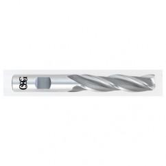 7/8 Dia. x 5-3/4 Overall Length 3-Flute Square End HSS-CO SE End Mill-Round Shank-Center Cutting-Uncoated - Benchmark Tooling