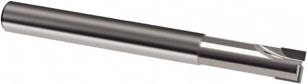 Guhring - 8mm, 8mm LOC, 8mm Shank Diam, 100mm OAL, 2 Flute, Polycrystalline Diamond (PCD) Square End Mill - Single End, Series 5493 - Benchmark Tooling