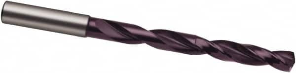 Guhring - 18.9mm 140° Spiral Flute Solid Carbide Taper Length Drill Bit - Benchmark Tooling