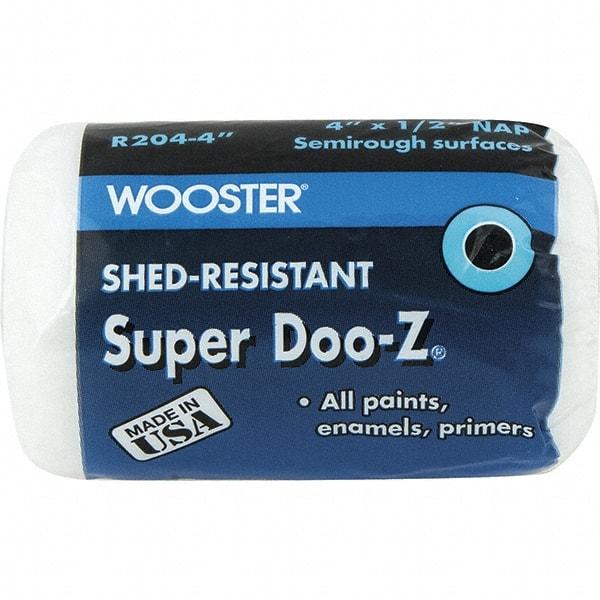 Wooster Brush - 1/2" Nap, 4" Wide Paint Roller Cover - Semi-Rough Texture, Woven - Benchmark Tooling