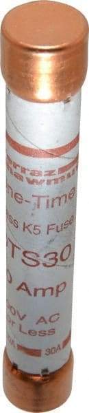 Ferraz Shawmut - 300 VDC, 600 VAC, 30 Amp, Fast-Acting General Purpose Fuse - Clip Mount, 127mm OAL, 20 at DC, 50 at AC kA Rating, 13/16" Diam - Benchmark Tooling
