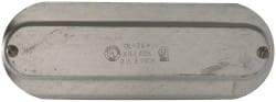Hubbell Killark - 2-1/2" & 3" Trade, Steel Conduit Body Cover Plate - Use with Form 35 Conduit Bodies, Form 85 Conduit Bodies - Benchmark Tooling