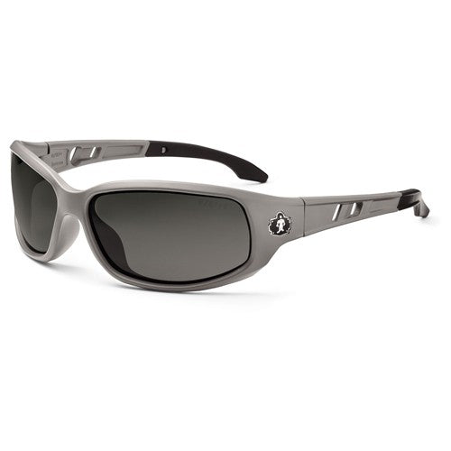 Valkyrie Smoke Lens Matte Gray Safety Glasses - Benchmark Tooling