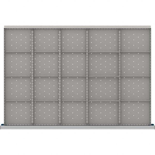 LISTA - 20-Compartment Drawer Divider Layout for 3.15" High Drawers - Benchmark Tooling
