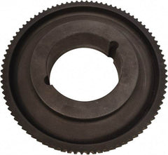 Continental ContiTech - 75 Tooth, 164" Inside x 189.39" Outside Diam, Synchronous Belt Drive Sprocket Timing Belt Pulley - 0.472" Belt Width, 8" Pitch Diam, Cast Iron, 2012TL Bushing - Benchmark Tooling