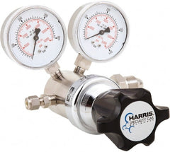 Lincoln Electric - Welding Regulators Gas Type: Argon, Helium, Nitrogen, C-25 CGA Inlet Connection: 1/4 NPT Male - Benchmark Tooling