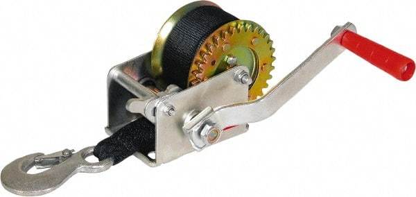 Buyers Products - 800 Lb Capacity, 26' Cable Length, Automotive Hand Winch with Single Gear - Benchmark Tooling