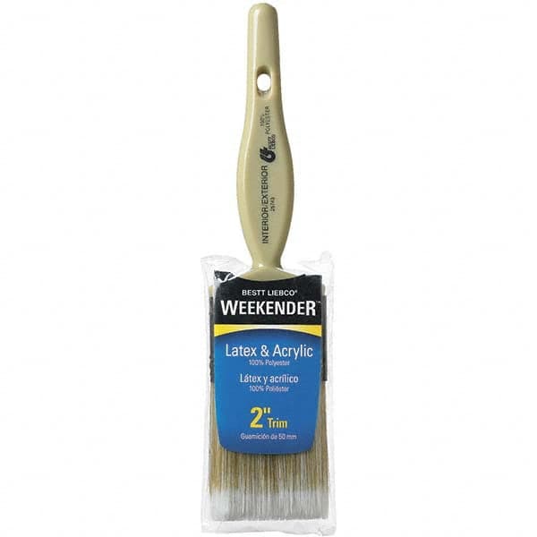 Bestt-Liebco - 2" Flat Synthetic Trim Brush - Wood Kaiser Handle - Benchmark Tooling