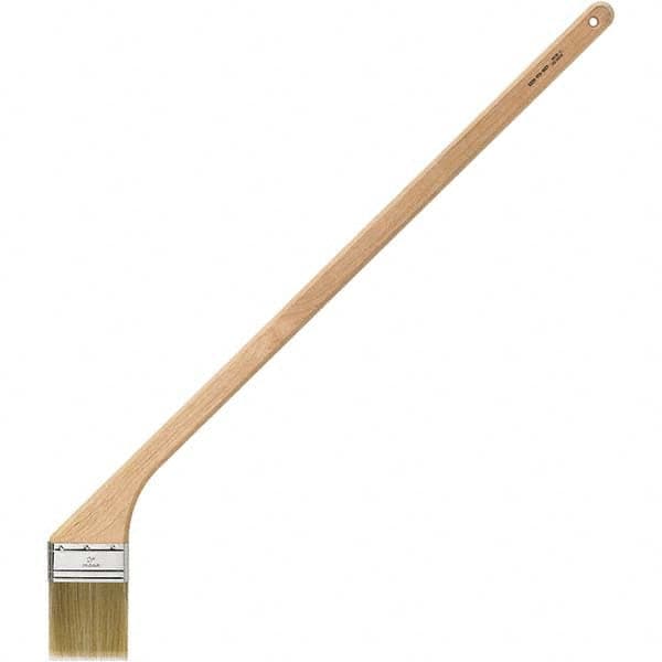 Bestt-Liebco - 3" Angled Synthetic Hockey Stick Brush - Wood Hockey Stick Handle - Benchmark Tooling