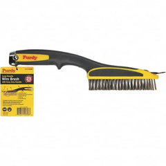 Purdy - Wire Surface Preparation Brush - 11" OAL, Cushioned Grip Handle - Benchmark Tooling
