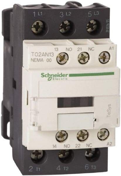 Square D - 3 Pole, 24 Coil VAC, 9 Amp NEMA Contactor - Open Enclosure - Benchmark Tooling