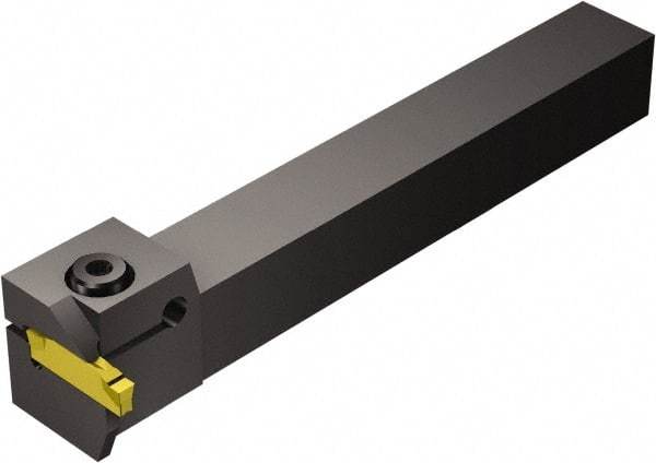 Sandvik Coromant - G123, Right Hand, 7.11mm Max Depth of Cut, Indexable Grooving Tool Holder - N123G2-0300-0003-TF Insert Compatibility, 1" Shank Height, 1" Shank Width, 6" OAL - Benchmark Tooling