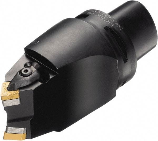 Sandvik Coromant - Cx-T-DC, Left Hand Cut, 50° Lead Angle, Negative Rake Indexable Turning Toolholder - 168mm OAL, CNMG 432, DNMG 442 Insert Compatibility, Series CoroPlex TT - Benchmark Tooling