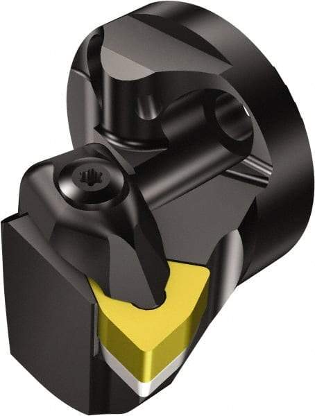 Sandvik Coromant - Right Hand Cut, Size 32, WNMG 432 Insert Compatiblity, Modular Turning & Profiling Cutting Unit Head - 24mm Ctr to Cutting Edge, 36mm Head Length, Through Coolant, Series T-Max P - Benchmark Tooling