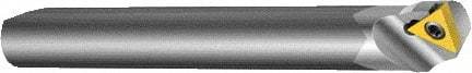 Sandvik Coromant - 17mm Min Bore Diam, 77.5mm OAL, 10mm Shank Diam, CXS..TC Indexable Boring Bar - Screw-On Holding Method - Benchmark Tooling