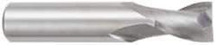 OSG - 5/16", 1/2" LOC, 5/16" Shank Diam, 2" OAL, 2 Flute, Solid Carbide Square End Mill - Single End, TiAlN Finish, Spiral Flute, 30° Helix, Centercutting, Right Hand Cut, Right Hand Flute, Series 412 - Benchmark Tooling