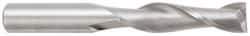OSG - 5/16", 1-1/8" LOC, 5/16" Shank Diam, 3" OAL, 2 Flute, Solid Carbide Square End Mill - Single End, TiCN Finish, Spiral Flute, 30° Helix, Centercutting, Right Hand Cut, Right Hand Flute, Series 462 - Benchmark Tooling