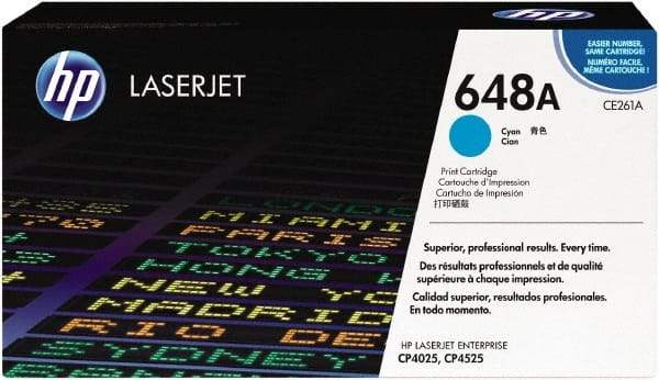 Hewlett-Packard - Cyan Toner Cartridge - Use with Hewlett-Packard Color LaserJet Printers CP4025n, CP4025dn, CP4525n, CP4525dn, & CP4525xh - Benchmark Tooling