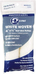 Premier Paint Roller - 1/2" Nap, 4" Wide Paint Mini Roller Covers - Semi-Rough Texture, Woven - Benchmark Tooling