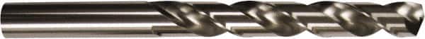 Guhring - 4.4mm 130° Cobalt Jobber Drill - Bright Finish, Right Hand Cut, Spiral Flute, Straight Shank, 80mm OAL, Split Point - Benchmark Tooling
