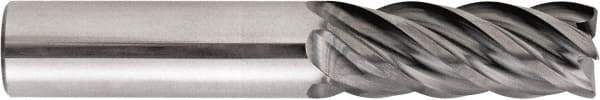 Niagara Cutter - 10mm, 5 Flute, Single End, Solid Carbide, 0.5mm Corner Radius End Mill - 73mm OAL, Right Hand Flute, 20mm LOC, Right Hand Cut - Benchmark Tooling